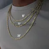 Pendanthalsband 2022 Fashion Classic Figaro Chain Halsband Män rostfritt stål Långt halsband för män Kvinnokedja smycken J230809