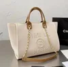 Diseñador Clásico Moda Bolsos de noche Bolso de lujo Perla Etiqueta de marca Mochila Bolsos de playa para mujer Monedero Bolso de mano de lona para mujer Señoras 05jz