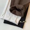 Pantaloni da donna Pantaloni da donna Fluffing Elastico in vita Tempo libero Harem Nero Beige Maglione caffè Pantaloni moda 2023