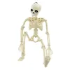 Other Event Party Supplies Halloween Movable Skeleton Fake Human Skull Bones Halloween Party Home Bar Decorations Haunted House Horror Props Ornament Toys 230809