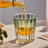 200ml Japan Kiriko Crystal Whiskeky Glass Kagami Design Brandy Cup Whiskey Snifter Top Hand Careved Wine Glase Liquor Tumbler HKD230809