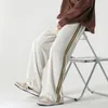 Pantaloni da uomo 2023 Autunno Versatile Allentato Casual Colore a contrasto Trendy Impiombato Gamba larga