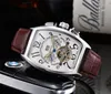 43mm NYA HERRENS Automatisk silver Dial Blue Watch Luxury Waterproof Sports Machine Mechanical Watch Luminous