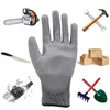 Rengöring av handskar Betygsnivå 5 Cutresistent Anti Cut Protection Safety Work Butcher Garden Handguard Kitchen Tool 230809