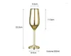 Wine Glasses 200ml Stainless Steel Champagne Glass Goblet Fall-resistant European Bubble Wedding Red Sweet Home