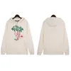 Heren Hoodies Sweatshirts Palmboom Flamingo Print Sweatshirt met capuchon voor heren en dames Nieuw los koppel Casual Amerikaanse jas voor herfst en winter