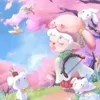 Scatola cieca Mimi Peach Blossom Stagione Giardino Serie Scatola cieca Kawaii Action Anime Figure Collezione di giocattoli Modello Regalo di compleanno Caixas Supresas 230808