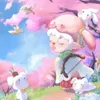 Boîte aveugle Mimi Peach Blossom Season Garden Series Boîte aveugle Kawaii Action Anime Figures Toy Collection Modèle Cadeau d'anniversaire Caixas Supresas 230808