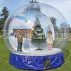 Christamas Inflável Snow Globe 3m (10ft) DIA Beautiful Globo de Bolha Inflável para Photo Photo Booth Clear Clear