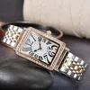 40mm Quarz Diamond Uhr für Frauen Keramikblau Lederband Original Armbanduhr Automatische Diamant Elegante Damen Uhren Set Set Set