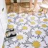 Domowe dywan dywanów gorąca sprzedaż kwiat Pvc Pvc przeciwporowe wycieraczki łazienka bez poślizgu można wyciąć DIY salon mata HKD230809