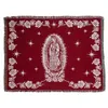 Filtar Maria Filt The Virgin Mary Tapestry Office Air Conditioning Röda svarta filtar NAP Filt vardagsrum SOFA Ornament 230809