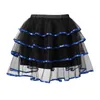 Jupes Adulte Femmes Sexy Corset Tulle Jupe Plissée Danse Tutu Lolita Jupon Puffy Party