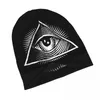 Baskenmützen All Seeing Eye Freimaurer-Mütze, Freimaurer-Freimaurer, coole Winter-Outdoor-Skullies, Mützen, Hüte, Frühling, warme Kopfbedeckung, Motorhaube, Stricken