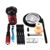 Hookah set Portable Acrylic and Metal Shisha Set Modern Rocket Shape Shisha Kit med LED Light Narguile Completo HKD230809