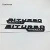 Biurbo turbo 4Matic Emblem Letters Letters Car Fronde Fender Naklejki dla Mercedesa Benz AMG 4 Matic180i