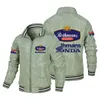 Td8y 2023 Fórmula Um Moda Masculina Jaquetas Casaco F1 Racing Team Rothmans À Prova de Vento Feminino Grande Impressão 2D Moto Soort Rainy Japonês Motocicleta