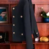 Dames donsparka's Franse cropped tweed jas dames elegante ronde hals korte jas 2023 Koreaanse mode lente/zomer enkele borst S-2xl Z230809