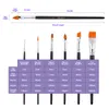 Body Paint Bowitzki 6 Peiece Face Brush Set Qualità professionale per dipingere Acquerello Olio acrilico Nail Art 230808