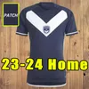 Girondins 23 24 Maillot Lisboa Soccer Jerseys Foot Kids Kit FC Football Shirts Training Home Bakwa Badji Josh Maja Mwanga 2023 2024 Fan à domicile de Bordeaux