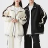 Giacche da uomo Giacca Varsity coreana Uomo High Street Patchwork Lettera Stampa Giacca a vento Cappotti Donna Primavera Estate Thin Fashion College