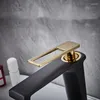 Bathroom Sink Faucets Modern Basin Faucet Deck Mounted Tap Rotation Stainless Steel Cold Water Mixer