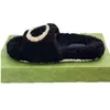 Зимние мужчины Slipper Fashion Lazy Black White Leter