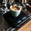 Ferramentas de medição Balança alimentar digital recarregável Café Pesar Temporizador de precisão Cozinha Abs Espresso 230808