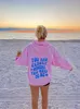 Dameshoodies Sweatshirts Je bent precies waar je moet zijn Dames Katoen Lange mouwen Allemaal wiskunde Casual Zak Kleding Dikker Creativiteit Vrouw Hoodies 230808