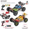 Transformation Toys Robots Wltoys 144001 144010 Brushless 1 14 2 4G RC CAR 4WD Electric High Speed ​​Off Road Remote Racing Drift 1 14 Toys Gift 230808