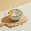 Ciotole Ciotola per zuppa grande in ceramica margherita giapponese Creative Household Noodle Instant Platos Vajilla