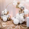 Balões de látex branco fosco grandes de 5 a 36 polegadas Macarone cor inflável balão de hélio festa de aniversário decorações de casamento brinquedos infantis HKD230808