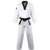 Schutzausrüstung Taekwondo-Kleidung Erwachsene Kinder Kinder Karate-Anzug Kampfsport-Trainingssets Kung-Fu-Uniform für Frauen Männer Weißer Gürtel 230808