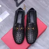 Högkvalitativ 2023 Herr Fashion Designer Dress Shoes Formal Party Wedding Groom Flats Män Bekväma loafers Storlek 38-44