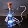 Arabisches Acryl-Shisha-Set Shisha-Pfeifenzubehör Waterpijp Nargile Acryl Chicha Narguile Completo Cachimba zum Rauchen von Sisha HKD230809