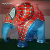 Meraviglioso Grande Palloncino Gonfiabile Elefante Fantastico Modello Animale Cartone Animato Indossa Abito Spider-Man Per Evento