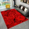 3D Nordic Luxe Bloem Bloemen Gebied Tapijt Grote Tapijt Tapijt voor Thuis Woonkamer Slaapkamer Sofa Deurmat Decor Kid antislip Vloermatten HKD230809