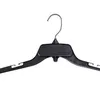 Bath Hangers Recycled Black Heavy Duty Plastic Shirt with Polished Metal Swivel Hooks 17 Inch 100 200 Set Portable Hanger 230808