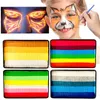 Body Paint 50g Face And Painting Rainbow Split Cake Makeup Fluorescent WaterBased NonToxic Halloween Christmas 230808