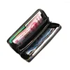 Plånböcker Produkt 2023 Kvinnors långa dragkedja handväska multifunktionell mode plånbok personlig väska