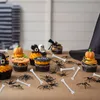 Autres fournitures de fête d'événement 12 pièces Halloween jardin tombe décoration squelette réaliste os humains pour la fête d'halloween maison hantée horreur accessoire faux os de chien 230809