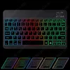 Regenboog Baclit Keyboard Case Voor Blackview Tab 12/Tab 12 Pro Cover 10.1 ''Magnetisch Toetsenbord Teclado Spaans russisch Portugees HKD230809