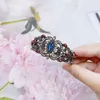 Bangle Neovisson Delikatna kobieta Turkish Gray Crystal Ethnic Wedding Biżuteria Wysokiej jakości Akcesoria odzieżowe