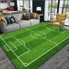 Tappeto modello campo da calcio per camera da letto Soggiorno Tappeto sportivo da calcio per tappetini da cucina Decorazioni per la casa Tappetino antiscivolo HKD230809