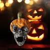 Objets décoratifs Figurines tête de crâne mal citrouille Halloween horreur résine cour jardin bureau décoration 230809