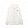 Casual flocking bone pattern T-shirt top men's sports shirt hoodie Japanese and Korean street clothing hooded men's sports shirt