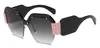 Sonnenbrille übergroße Punk-Frauen-großer Rahmen-Quadrat-Sonnenbrille-Marken-Entwerfer-modische einzigartige Modellierungs-Brillen
