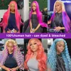 30 40 Inch 613 Honey Blonde 13x4 Lace Front Human Hair Wigs Remy Color Straight 13x6 HD Transparent Lace Frontal Wig for Women