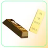 Authentic Alloy Gold Bars Bricks Chinois Gift Gold Samples Envoyer deux bijoux8811537