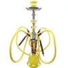 Narghilè nero blu Shisha Narghilè acrilico di alta qualità Shisha Nargileh per la festa in casa Holiday Bar Quattro tubi HKD230809